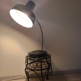 Bakelitová stolná lampa s husím krkom - 2