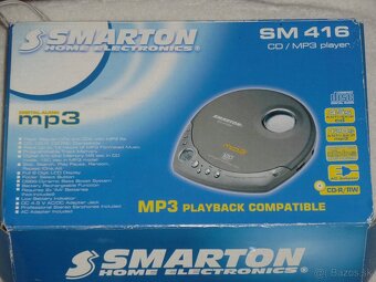 Predám discman SMARTON SM 416M a reproduktory LG - 2