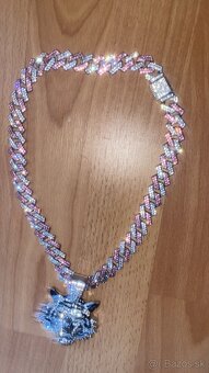 Hrubý chain s príveskom tigra - 2