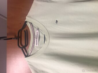 TOMMY HILFIGER originál limetkove damske tricko S - 2