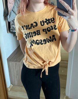 Tričko s nápisom "You Can't Stop Being Awesome" - 2