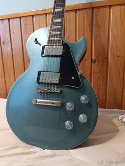 Epiphone Les Paul Modern Faded Pelham Blue predaj - 2