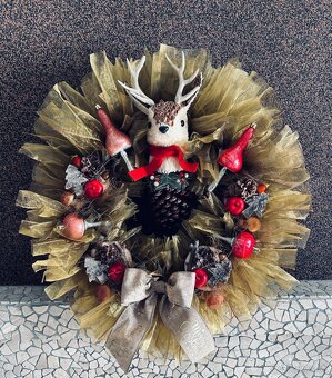 Vianočný veniec na zavesenie 4. - 2