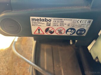 Predám rozbrusovaciu pílu Metabo d355 mm - 2