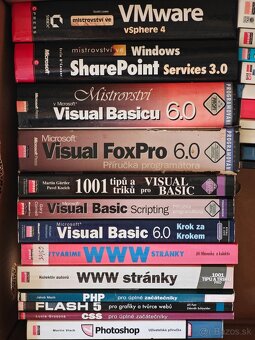 Počítačová literatúra 17 kníh za 6€ - 2