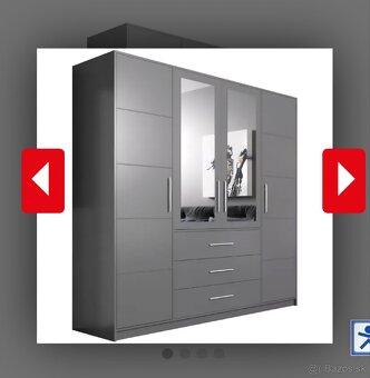 Skriňa antracit - 2