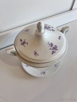 Servírovacia súprava s fialkami - 2