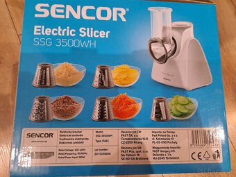 Špecialny krájač - strúhadlo SENCOR - 2