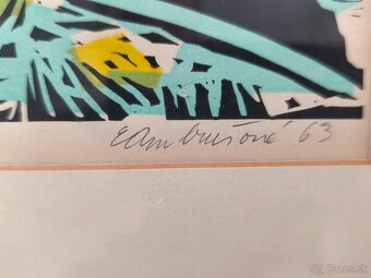 Obraz - Edita Ambrušová -1963 - Leto - 2