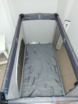 Cestovná postielka Gmini Aisa Krtko cool Grey - 2