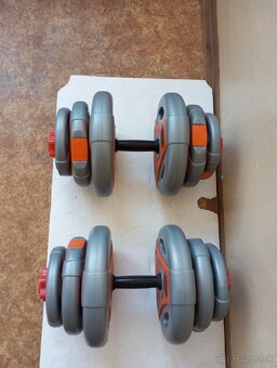 Jednorúčky plastové/cementové INSPORTLINE 2 x 19 kg - 2