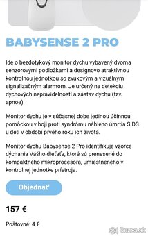 Monitor dychu Babysence 2 Pro - 2