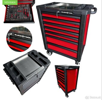 Dielenský vozík s 335 ks náradia,7 zásuviek - 2