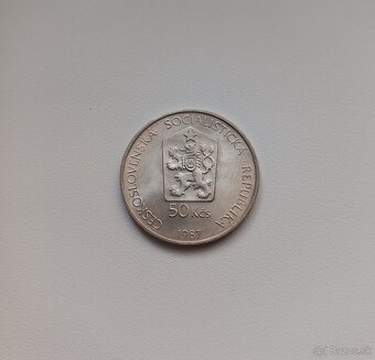 Predám pamätnú mincu varianta 50 kčs Kôň 1987 Bk - 2