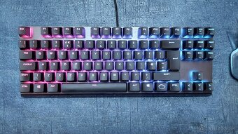 Cooler Master MK730, cervene spinace, RGB, TKL - 2