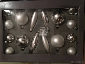 Predám starožitné vianočne sklo gule na stromček - nove bale - 2