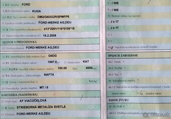 predám MOTOR G6DG FORD KUGA 2.0 TDCI 2008 VODIČOVÉ SVETLO - 2