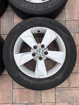 Orig. hliníkové disky Skoda Yeti R16, 5x112 - 2