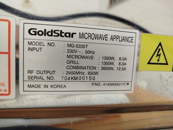 Mikrovlnná rúra - 2