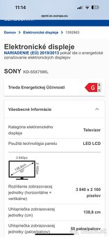 Sony televizor 55” - 2