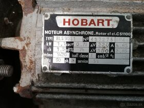 Elektromotor Hobart, menič Lenze, brzdový modul, dokumentáci - 2