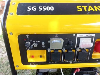 Elektrocentrála + ELEKTRICKÝ ŠTARTÉR STANLEY SG 5500 - 2