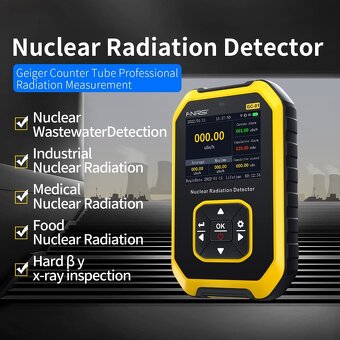 Geiger Counter Hancaner Dozimeter Detektor žiarenia na meran - 2