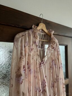 H&M Staroružová dlhé šaty č. L - 2