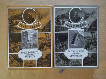 Knihy Jules Verne, katalógy, lexikóny, reklamné letáky...1. - 2