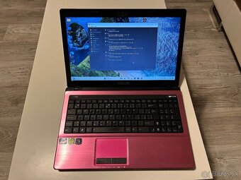 Asus K53sc ružový notebook s i5,8gb,128gb ssd,nvidia 520mx - 2