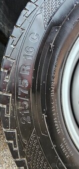 Letné 2ks Gumy 215/75 R16 C Continental - 2