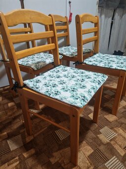 4 ks drevené stoličky - 2