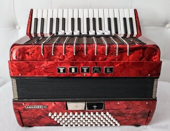 Predam akordeon Delicia Arnaldo 72 bas., TOP stav... - 2