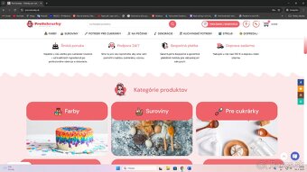 predam eshop pre cukrárky - 2