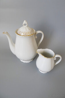 Starý porcelán - čajník a mliečnik Horní Slavkov - 2