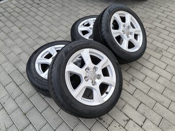Hliníkové disky 5x112 R16 s letné pneu 205/55 r16 MATADOR - 2