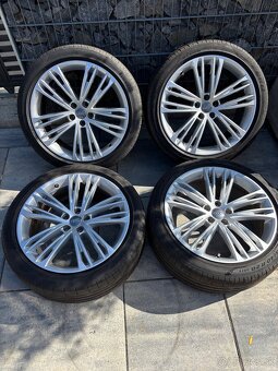 ✅ 5x112 r20 Audi original krasne disky - 2