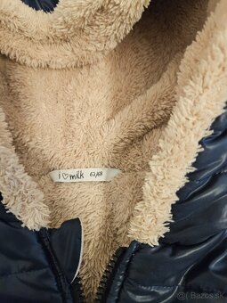 Detské zimné oblečenie kombinéza bundička 3-6 mesiacov - 2