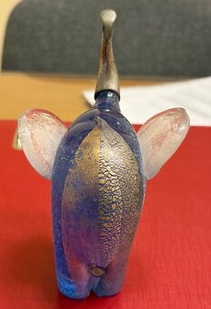 Originalny muransky skleneny slonik - 2