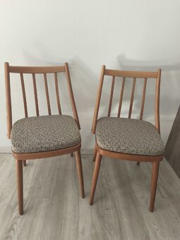 Set 4 art deco stoliciek - 2