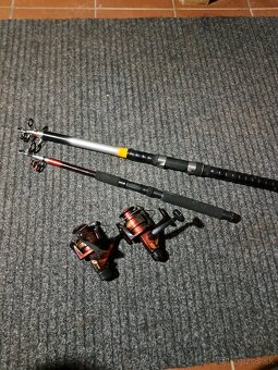 Rybársky prút + naviják, - 2