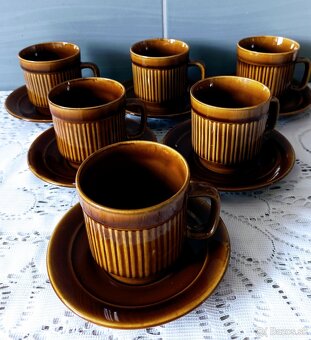 Retro šálky+ podšálky - 2