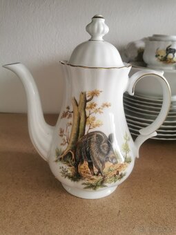 Poľovnícky set, porcelan - 2