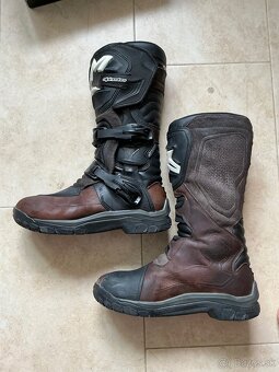 Vysoké čižmy Alpinestars Adventure hnedo-čierne 44.5/10 - 2