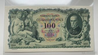 Bankovky 1.ČSR 100 Korun 1931 Specimen UNC - 2