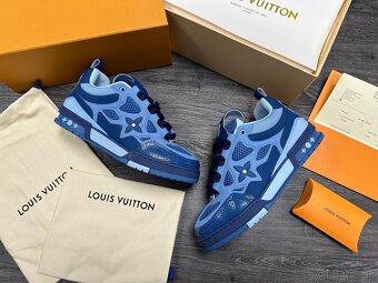 Louis Vuitton tenisky all Blue komplet balenie - 2