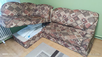 Rozkladacia rohová sedačka - 2