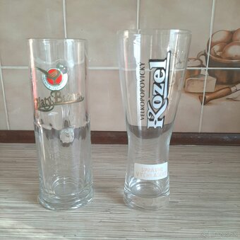 Pivové poháre nové - 2