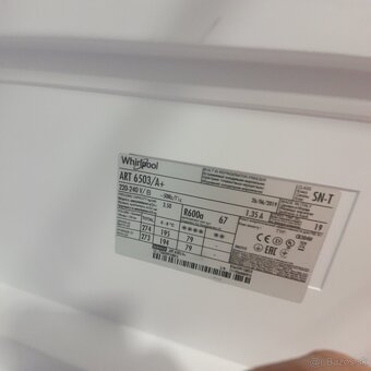 Vstavaná chladnička Whirpool ART6503 A+ - 2