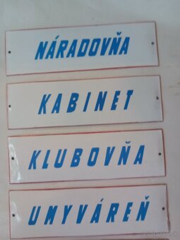 Smaltované tabuľky - 2